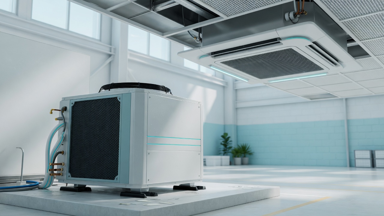 Air conditioning outdoor unit and cassette
